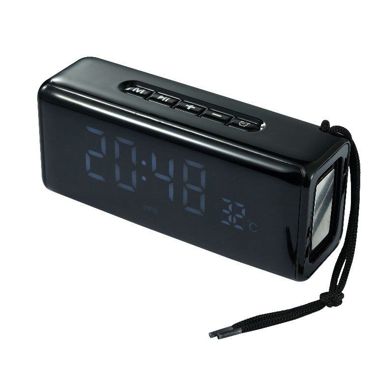 HS-1984 Alarm Clock Portable Speaker Super Bass Wireless Stereo Speakers Support