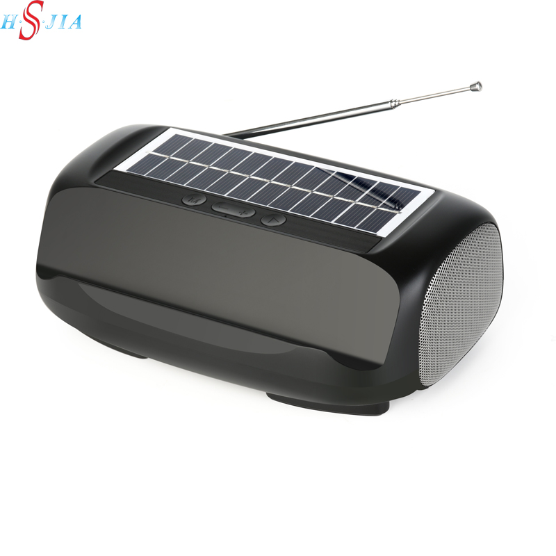 HS-2554 Solar Panel Powered Wireless Subwoofer Speaker Home Theatre System