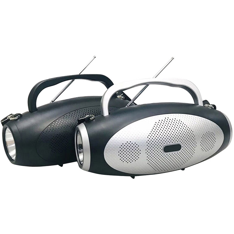 HS-2063 Multifunctional wireless speaker support USB//TF/FM radio with flashligh
