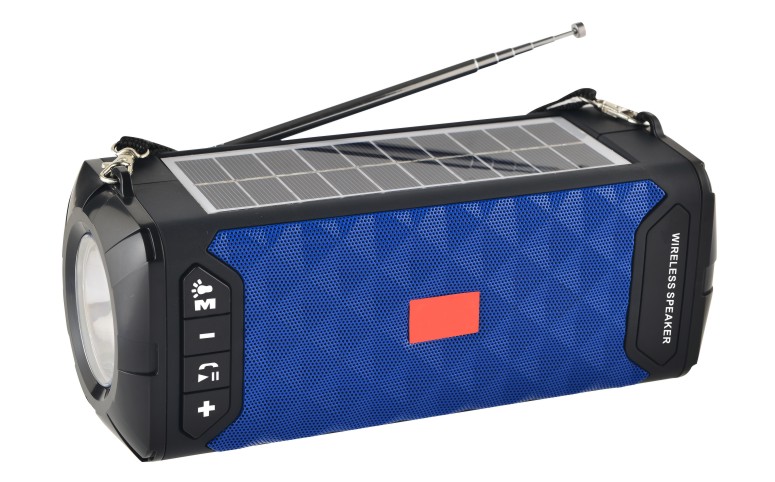 HS-2068 Wireless Bluetooth speaker outdoor solar speaker FM radio flashlight