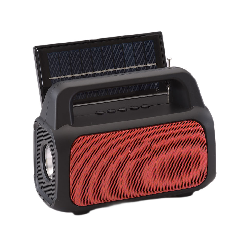 HS-2084 Wireless Bluetooth speaker solar charging support FM radio function