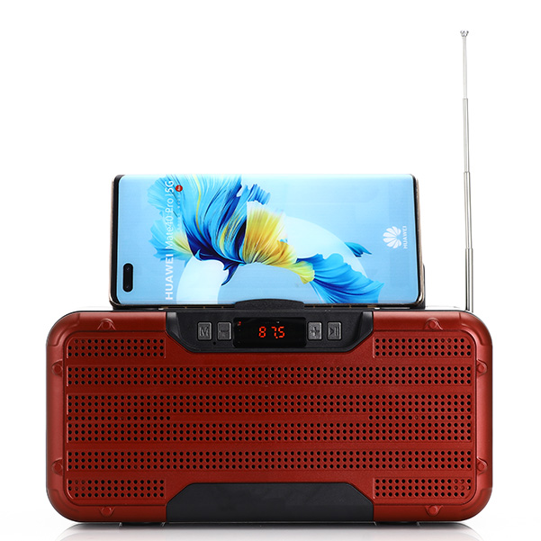 HS-2290 Factory direct sale bluetooth speaker wireless led display solar panel