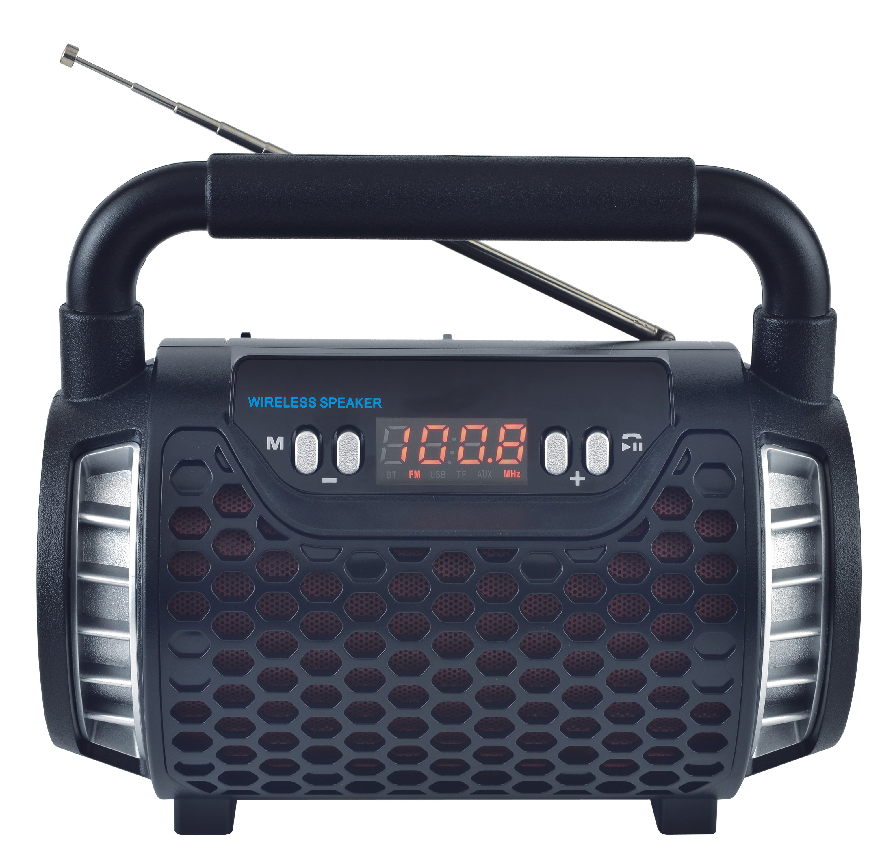 HS-2293 Factory direct sale portable bluetooth speaker FM radio LED display