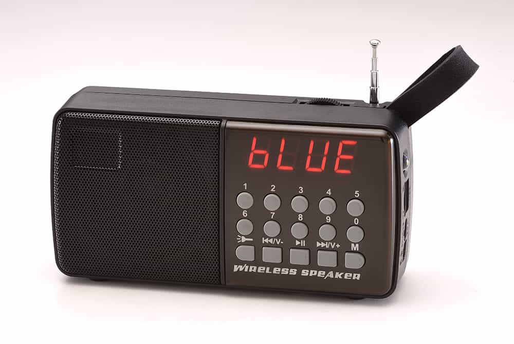 HS-2270 Portable Am/Fm/Sw 3 Band Radio Card MP3 Mini Speaker