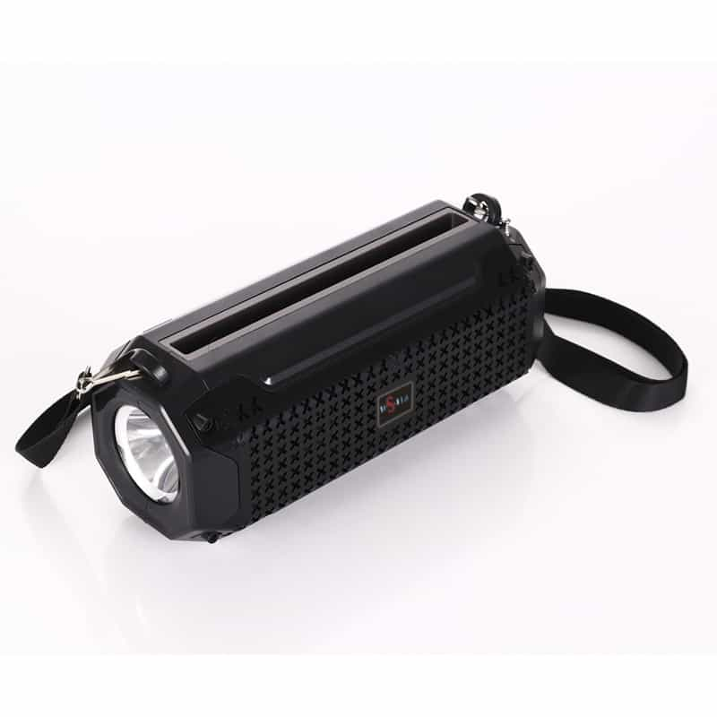 HS-2226 Speaker bluetooth with solar panel FM radio LED emergency light