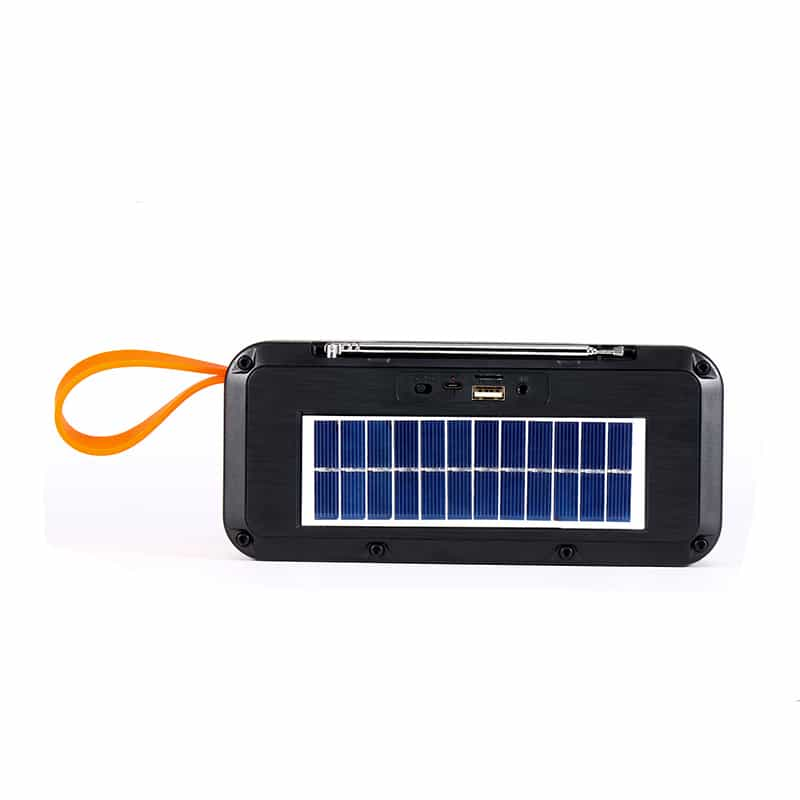 Solar panel speaker