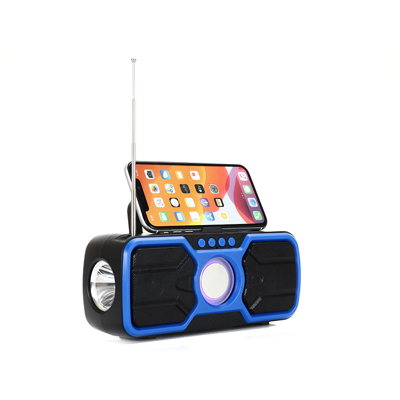 HS-2321 Outdoor portable Bluetooth dazzling light with stand speaker