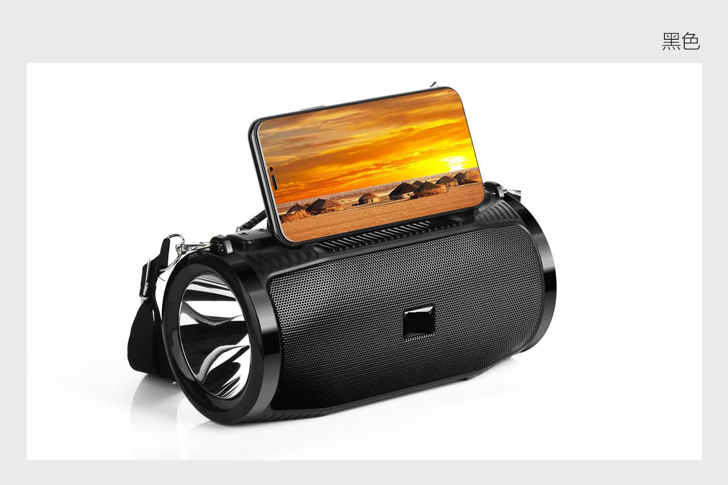 HS-2349 New Bluetooth speaker portable subwoofer outdoor with flashlight