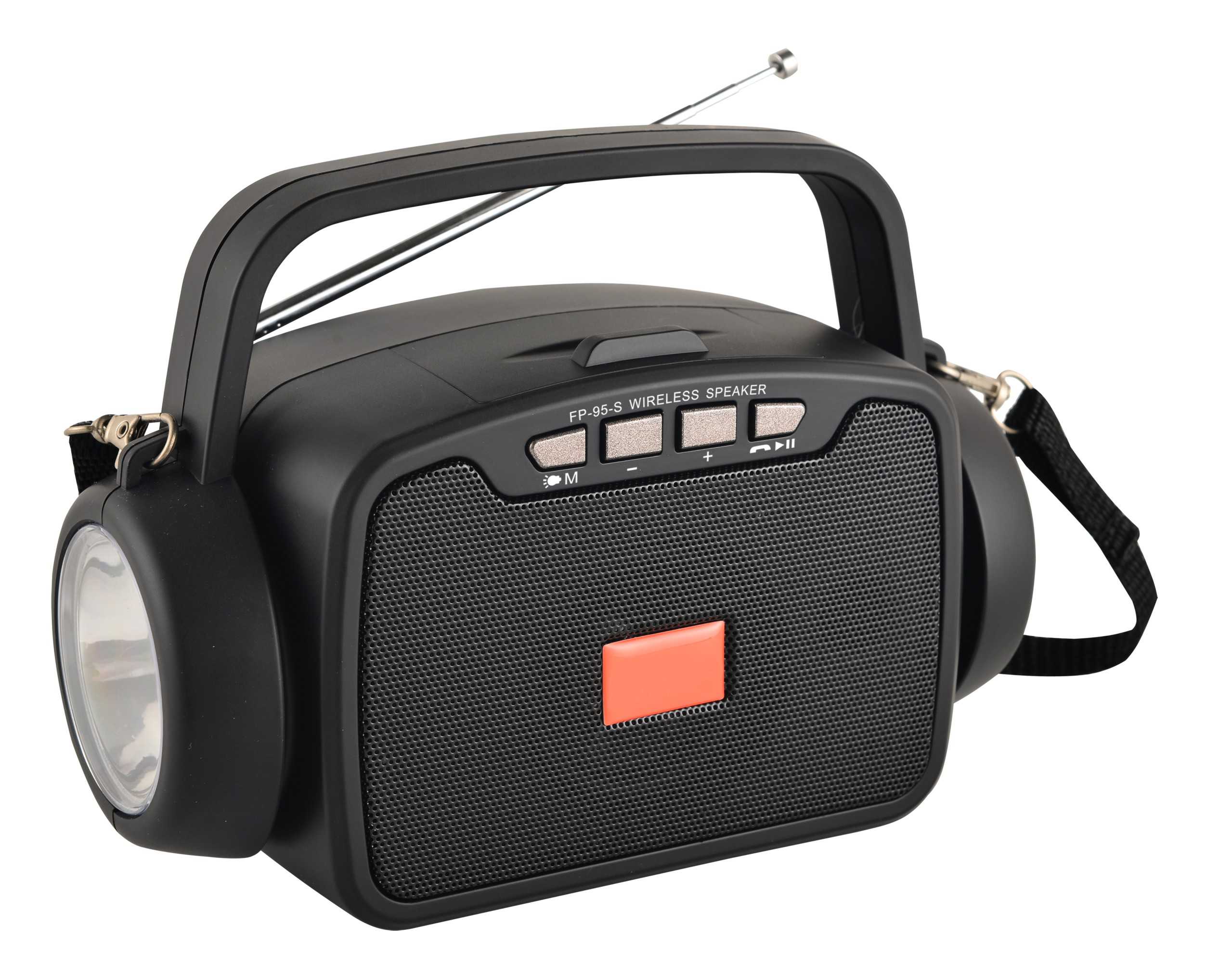 HS-2380 Bluetooth speaker with flashlight radio FM shortwave with solar