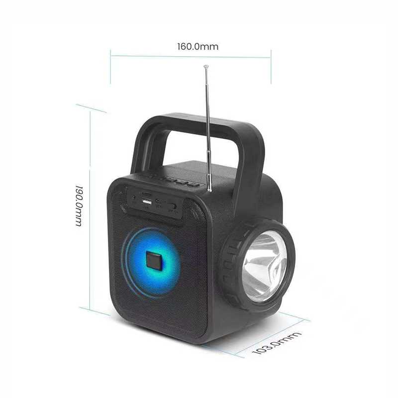 Bluetooth speaker with lights