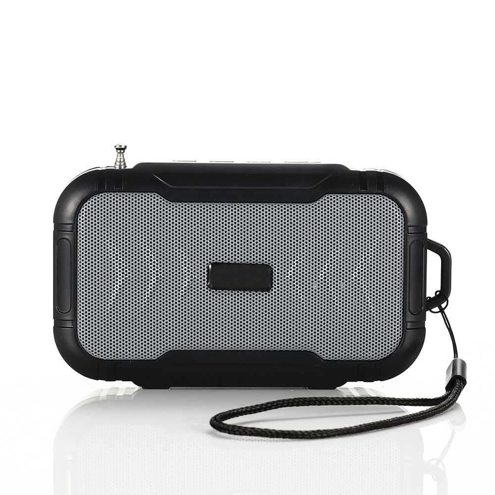 HS-2406 Portable speaker Bluetooth solar panel charging antenna radio speaker