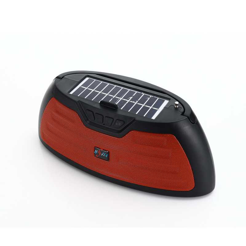 HS-2411 New model portable Bluetooth speaker with stand solar panel charging