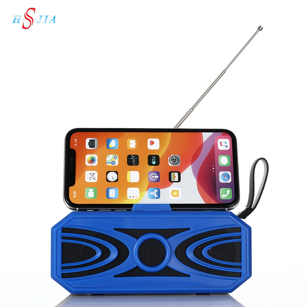 HS-2439A Outdoor speaker Bluetooth wireless solar panel with mobile phone holder