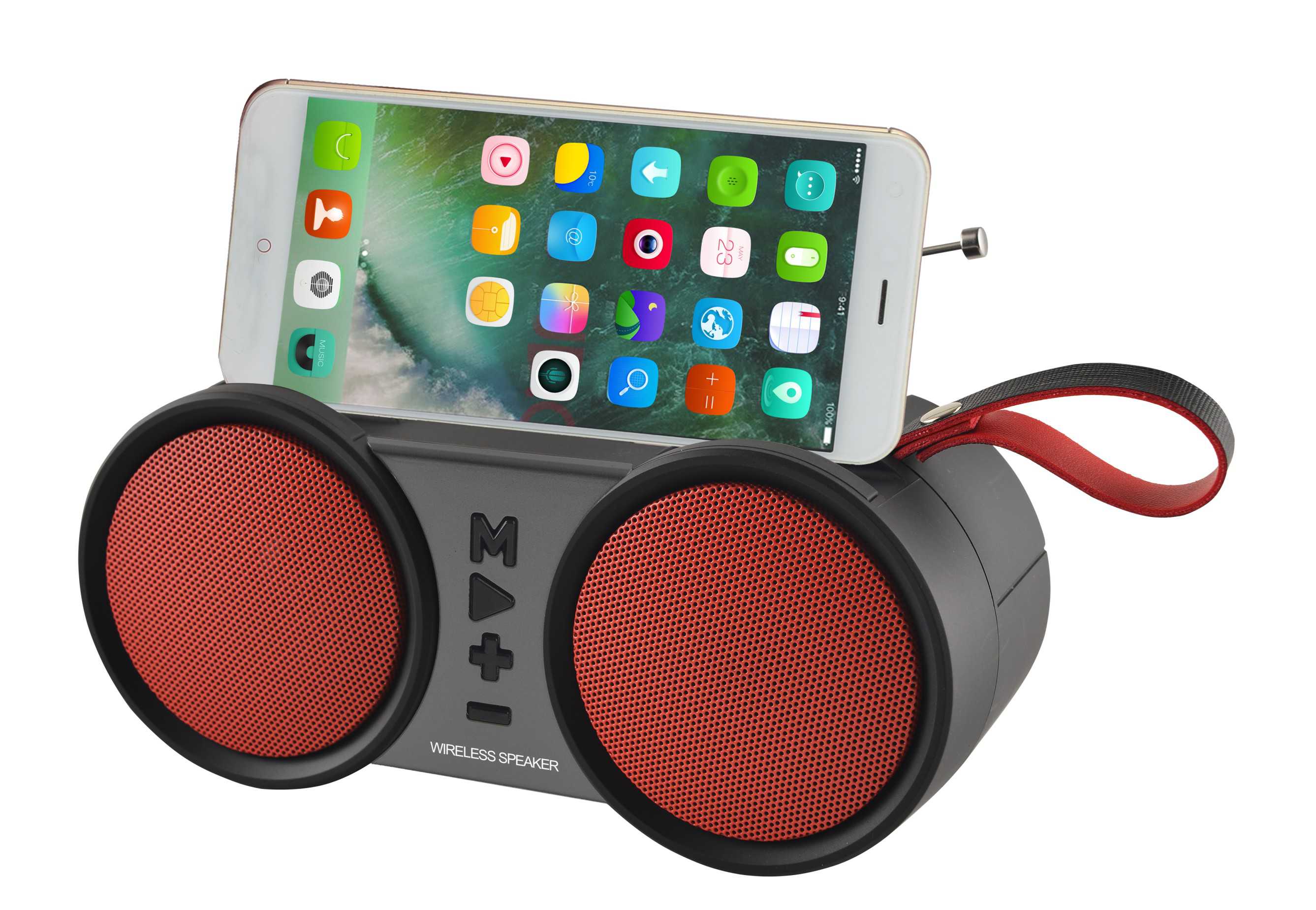 HS-2501 Portable handheld wireless speaker Bluetooth with stand speaker