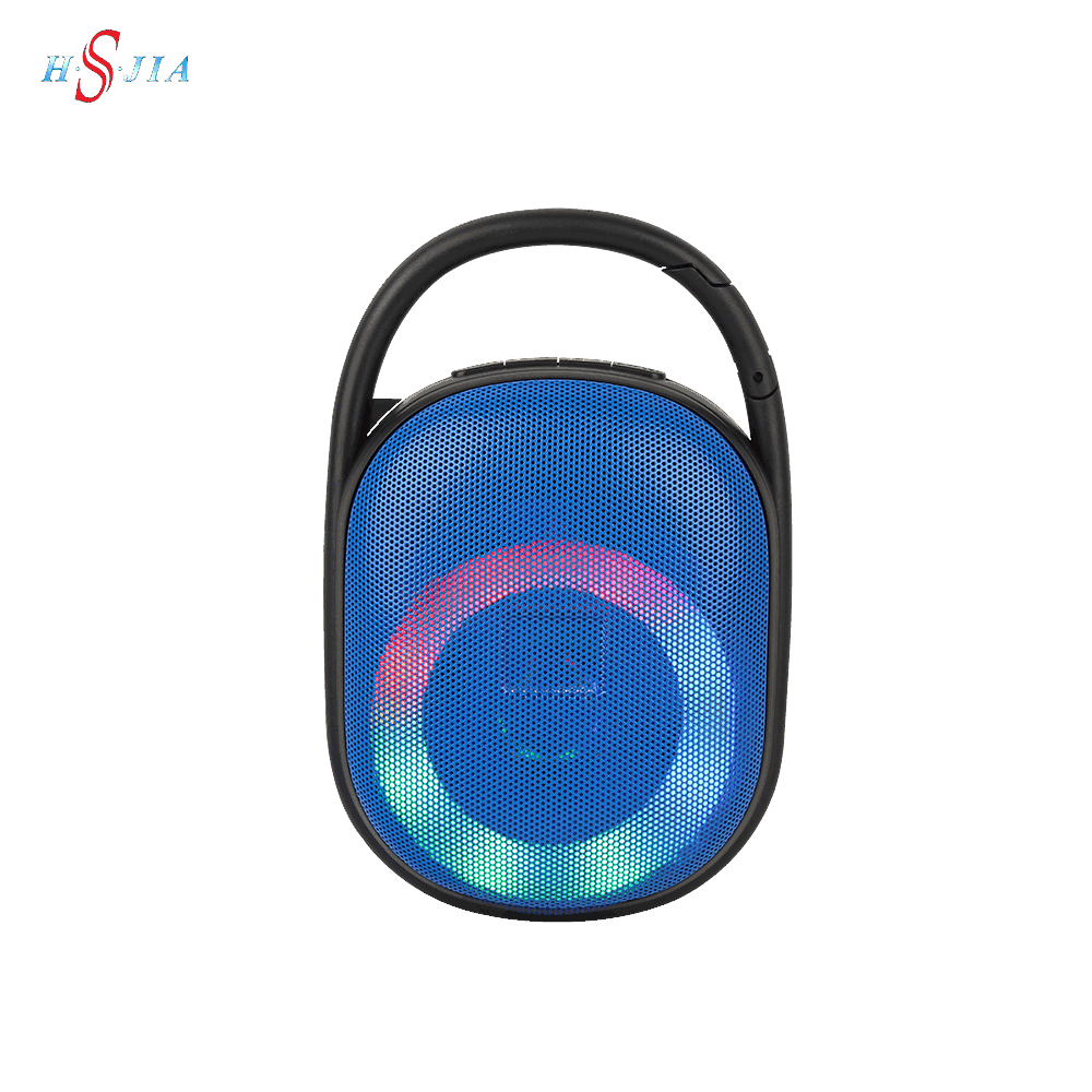 HS-2585 Stereo wireless portable speakers with disco lights RGB lighting speaker