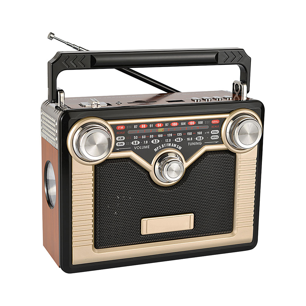 HS-2607 Best quality Bluetooth radio multi-band portable radio vintage style