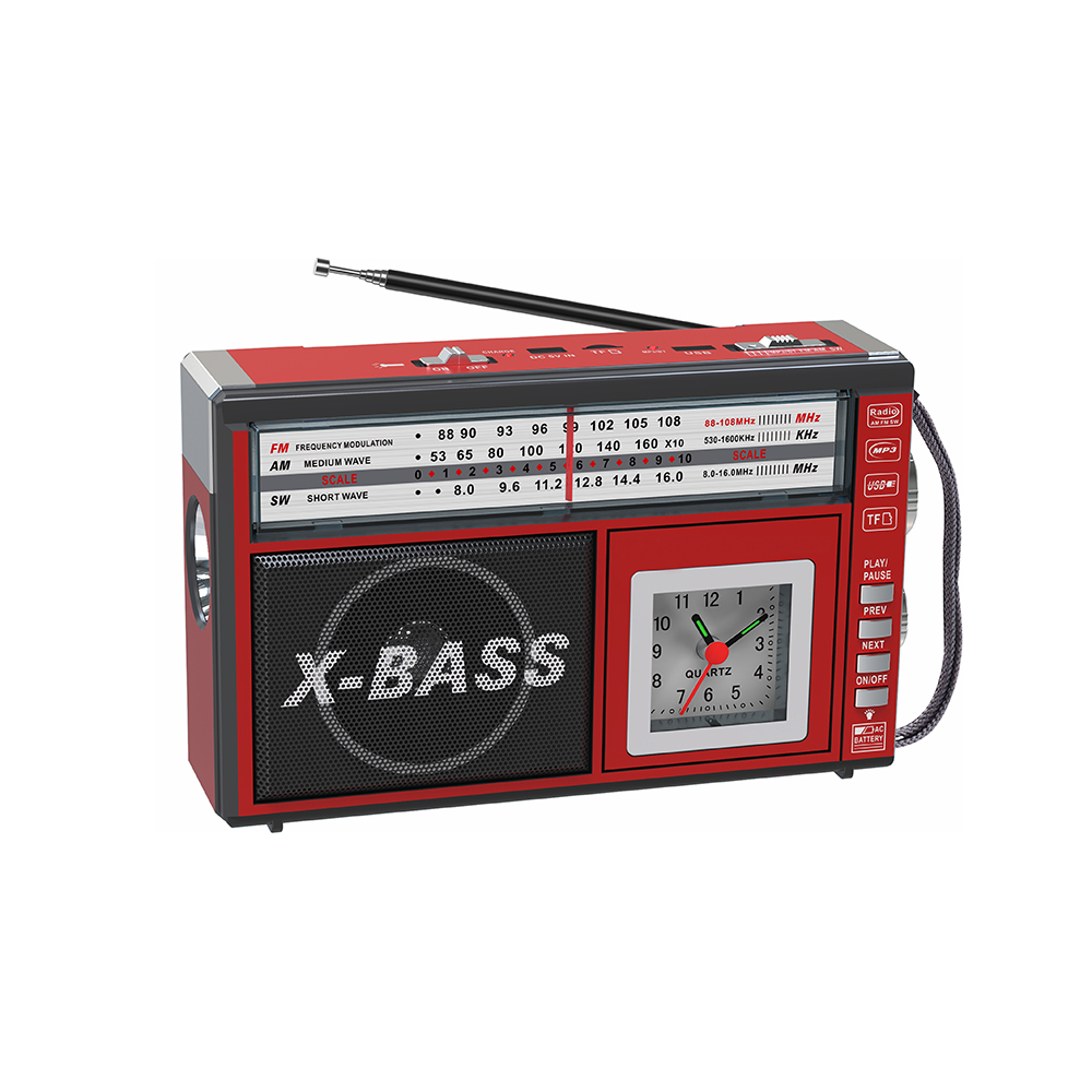 HS-2617 New trend portable radio manufacturers multi bands radio with torch