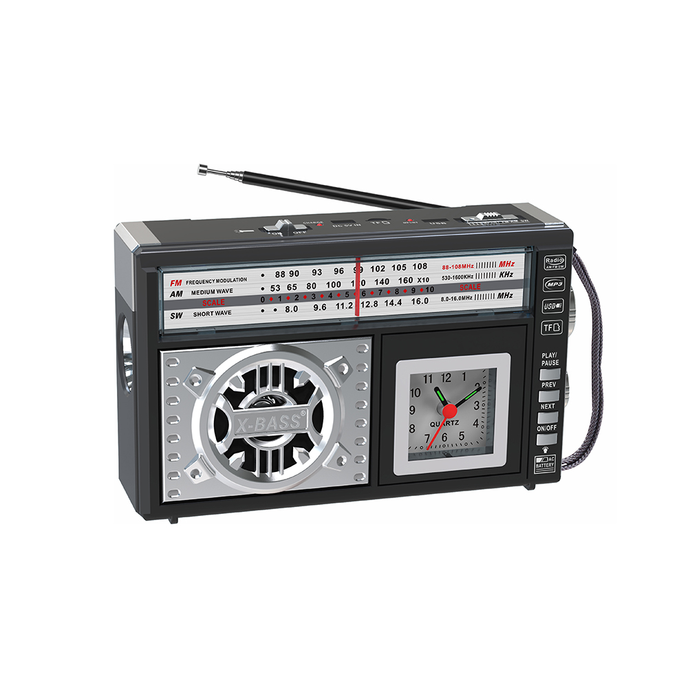 HS-2619 Direct selling emergency radio shortwave portable radio rechargeable