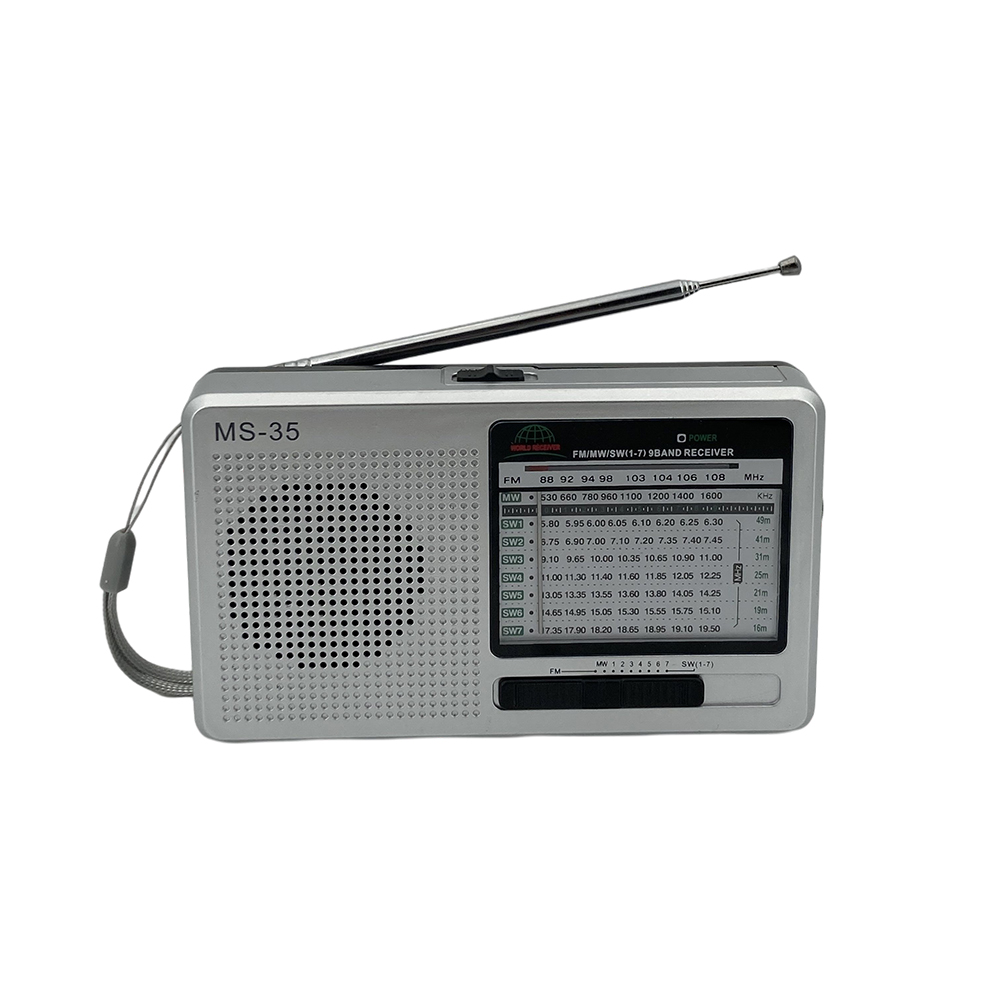 HS-2628 Rechargeable multi-band radio mini portable radio with headphone jack