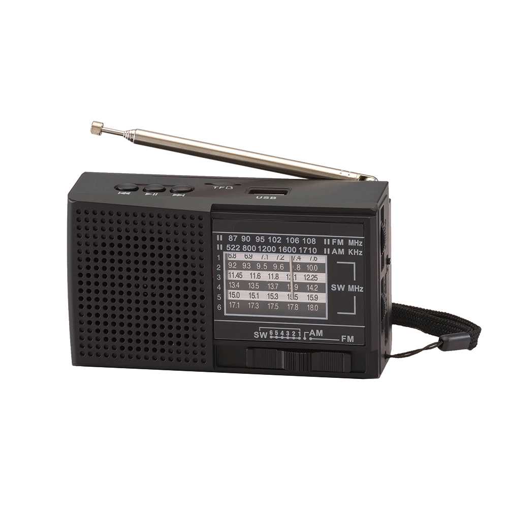 HS-2632 Multi bands radio portable pocket shortwave radios with solar powered