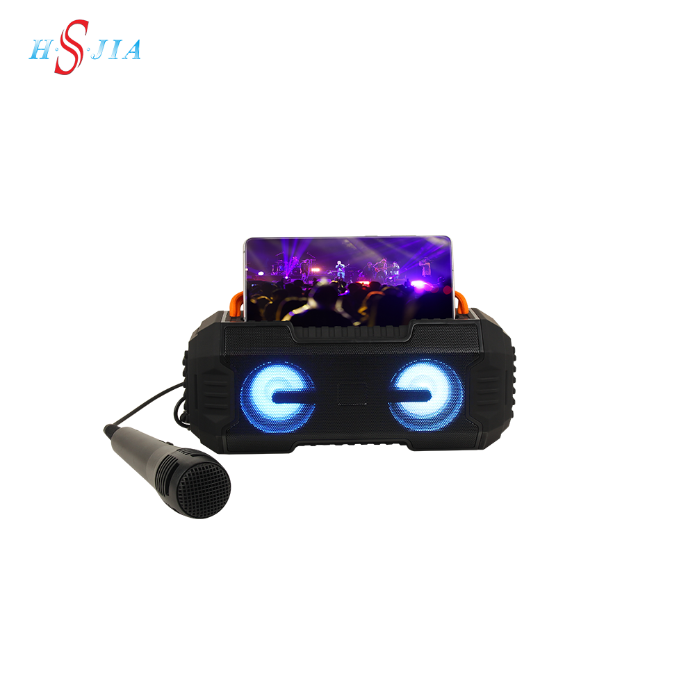 HS-2712 Wireless Karaoke Speaker Portable Stereo Speaker with Microphone