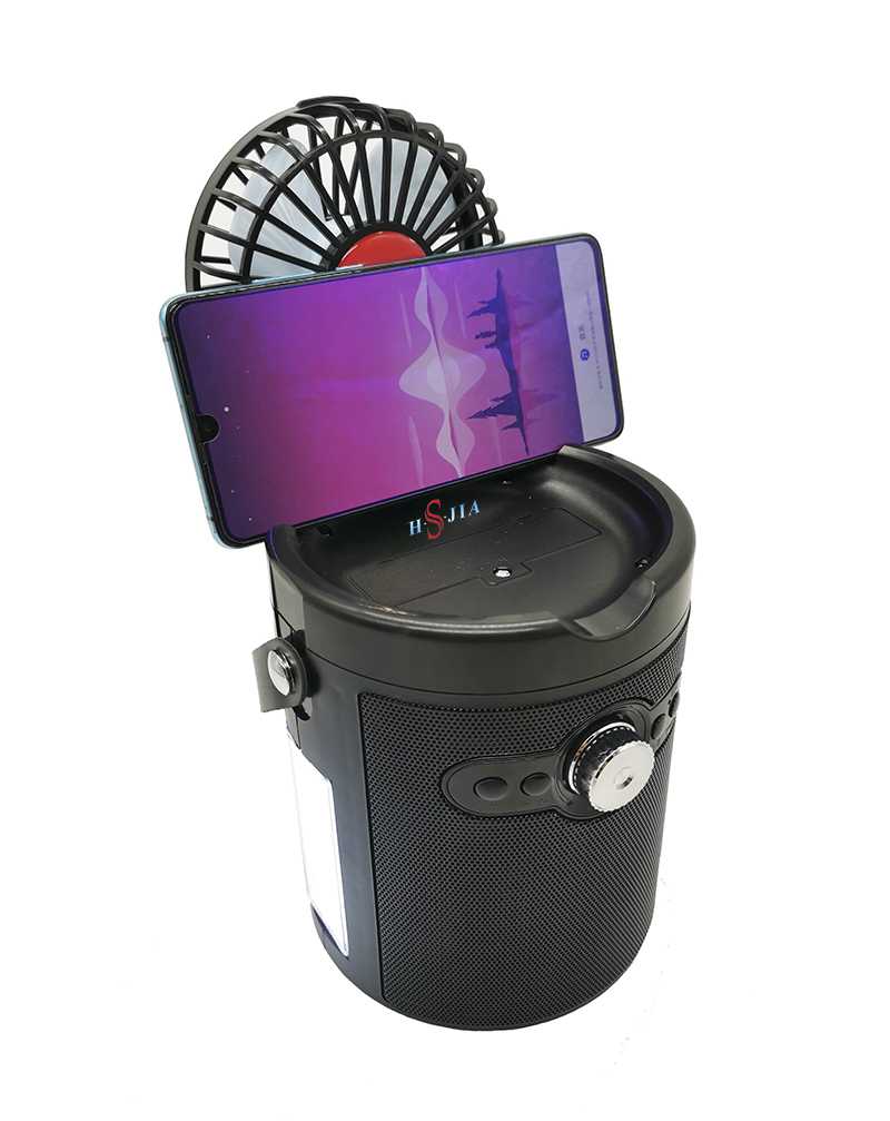 HS-2747 Special function speaker Portable outdoor Speakers Support FM with fan
