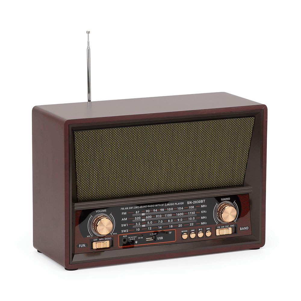 HS-2783 Rechargeable Retro Radio Built-In Speaker wireless outdoor antique Radio