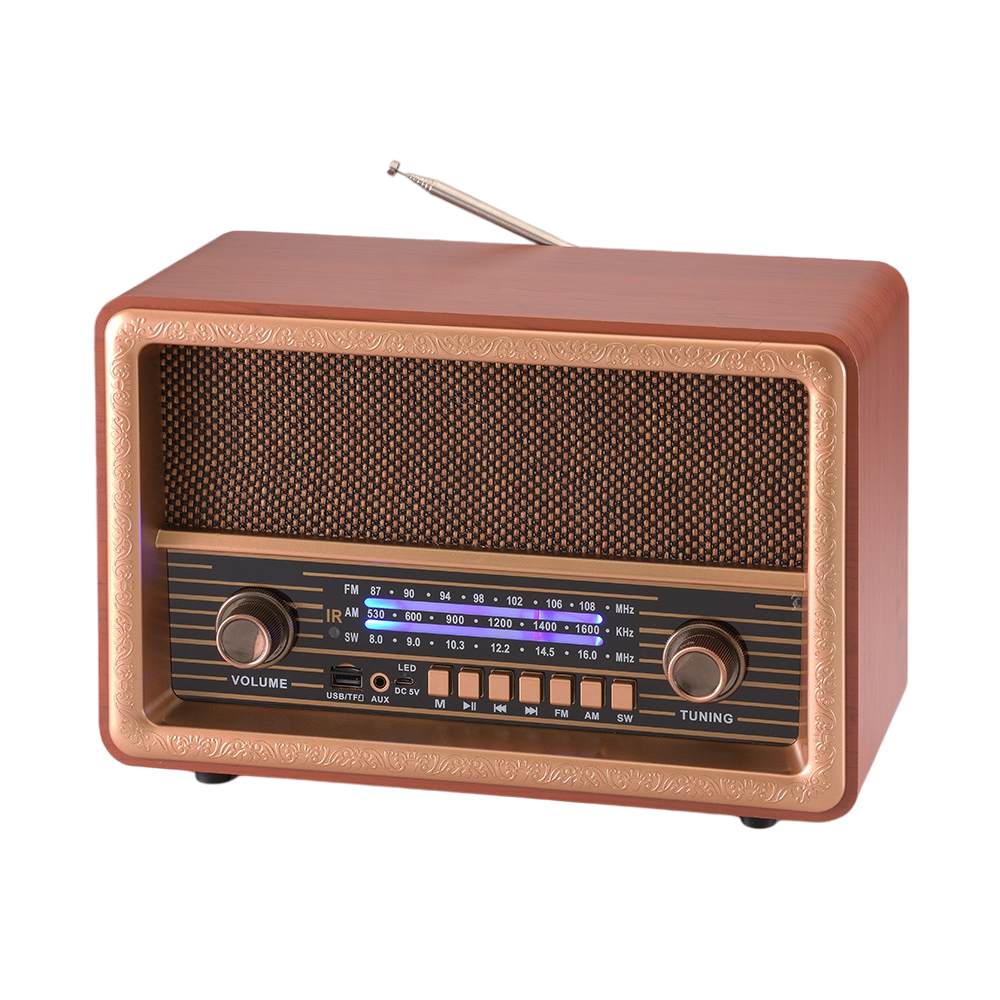 HS-2793 New rechargeable portable Retro home AM FM SW Radio Speaker systems