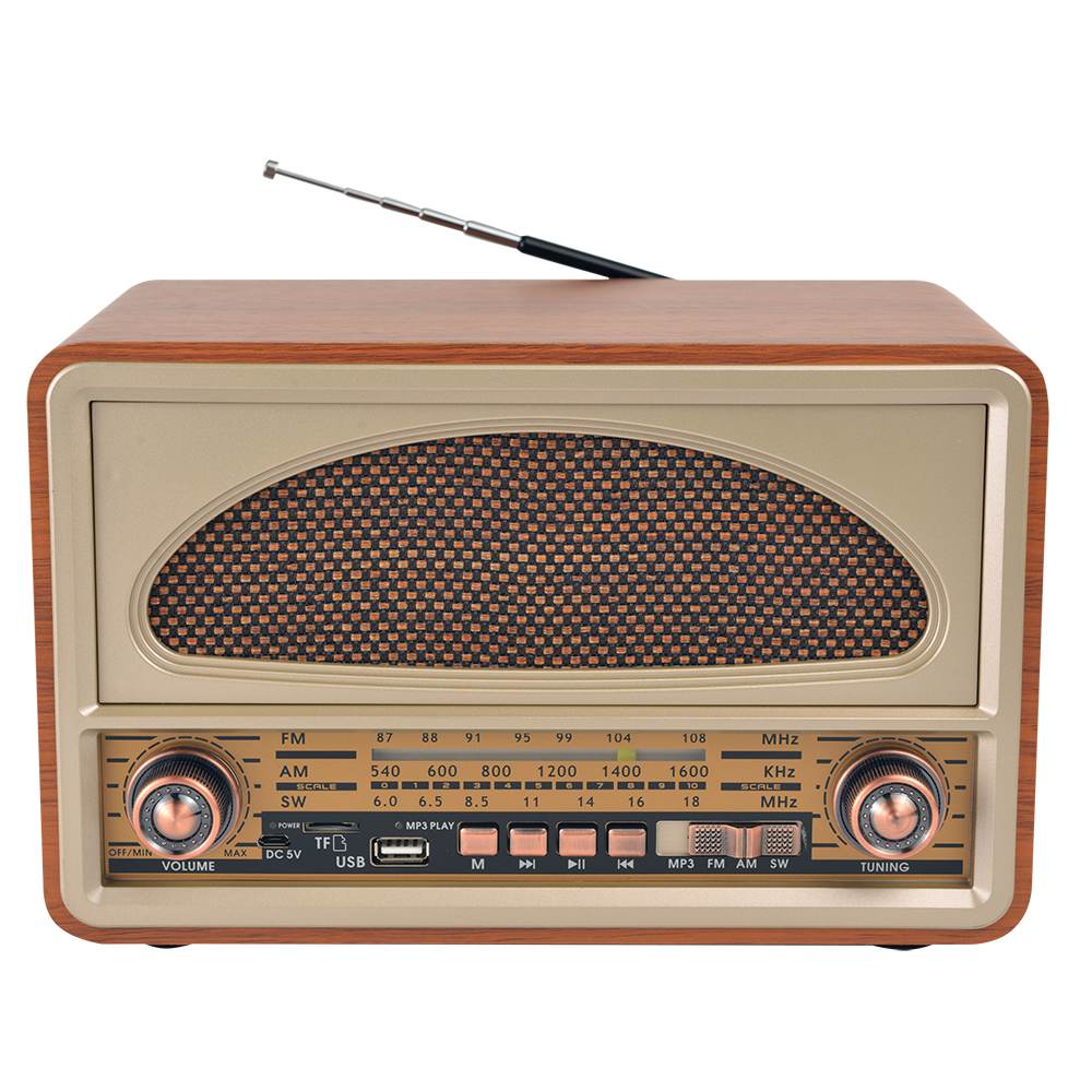 HS-2794 Retro radio with Bluetooth multi-band radio with card slot outdoor radio
