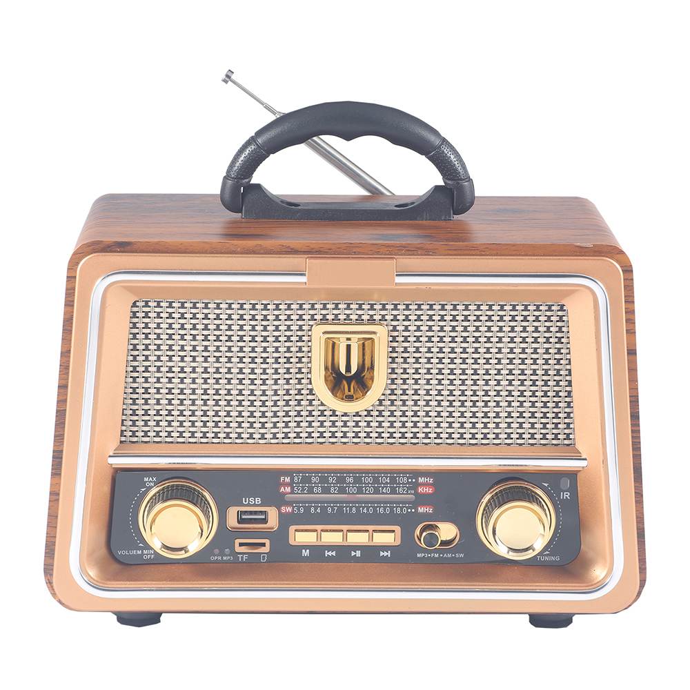 HS-2814 Top seller classic vintage portable AM FM SW radio retro home radio