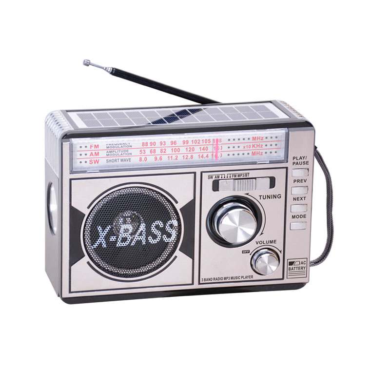 HS-2816 Family-friendly Bluetooth radio multi-band with solar built-in speaker