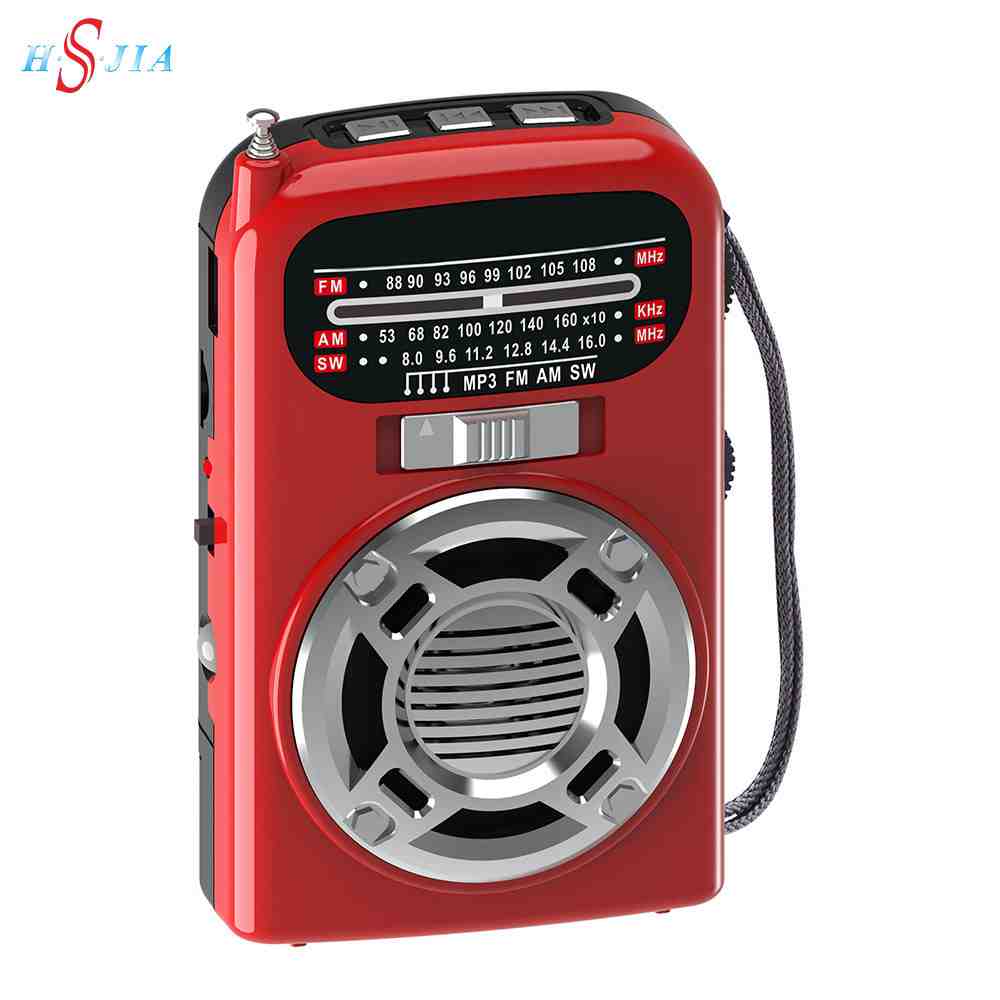 HS-2837 Original factory bulit-in rechargeable lithium battery mp3 radio