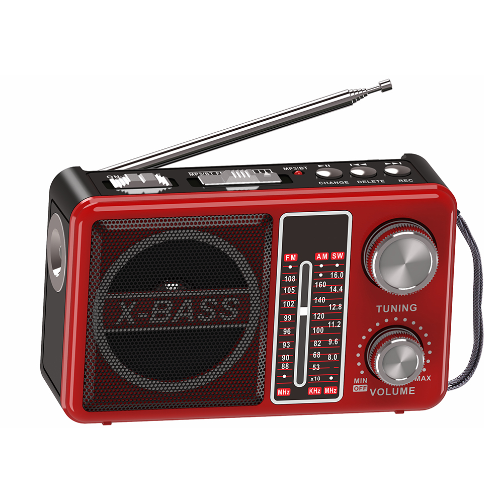Portable radio with MP3 player 