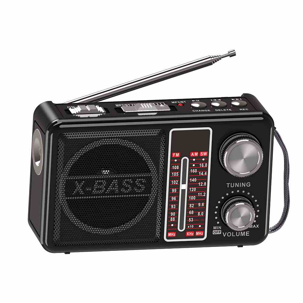 HS-2855 REC Wireless Speaker Rechargeable radio Powerful Led with MP3 player