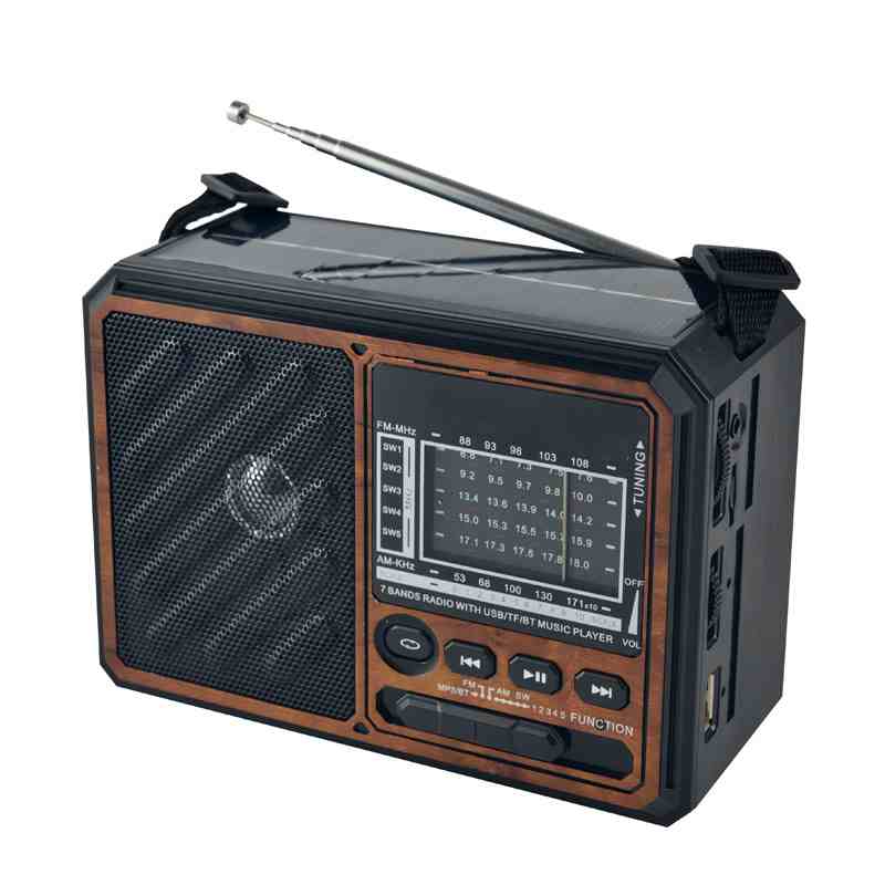 HS-2871 Retro portable family Bluetooth with am fm sw 1-5 7 band radio