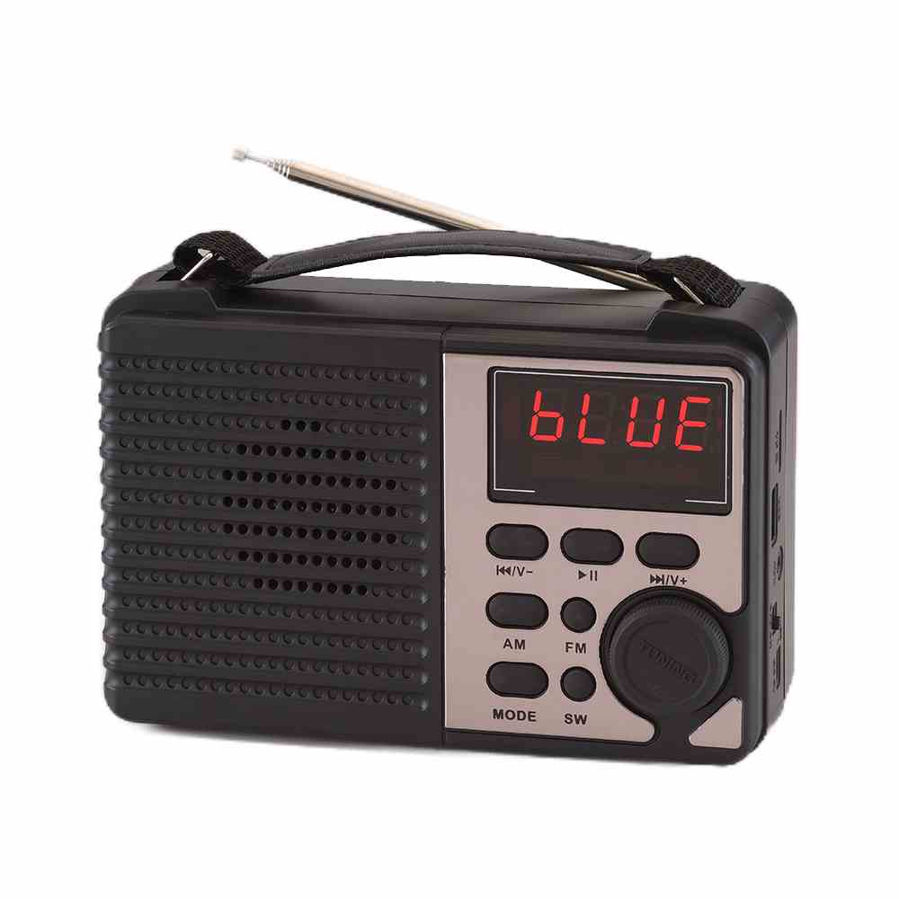 HS-2898 Factory Direct Solar LED display portable fm radio speaker for outdoors