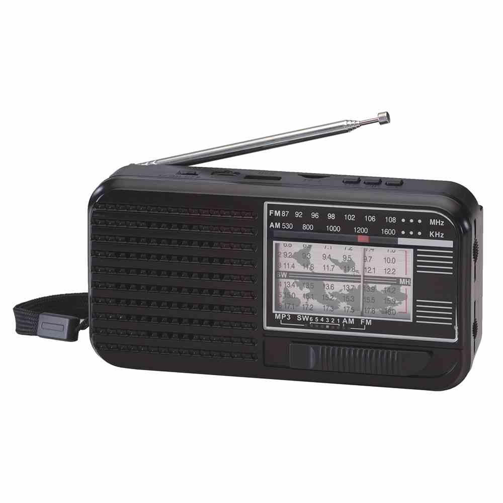 HS-2914 New solar rechargeable portable fm am sw shortwave radio with bluetooth