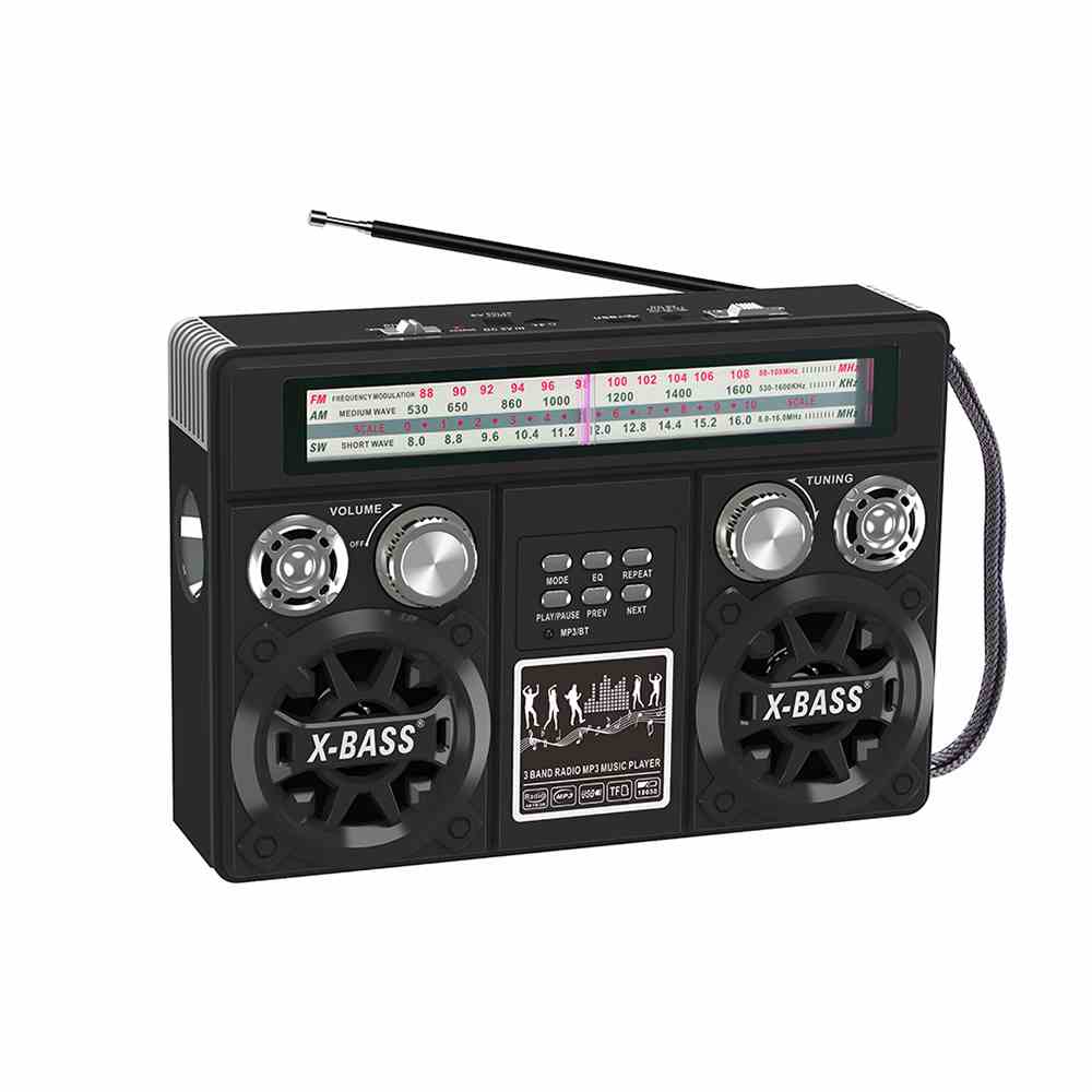 HS-2937 Rechargeable Multi bands radio portable outdoor Am Fm Sw radio