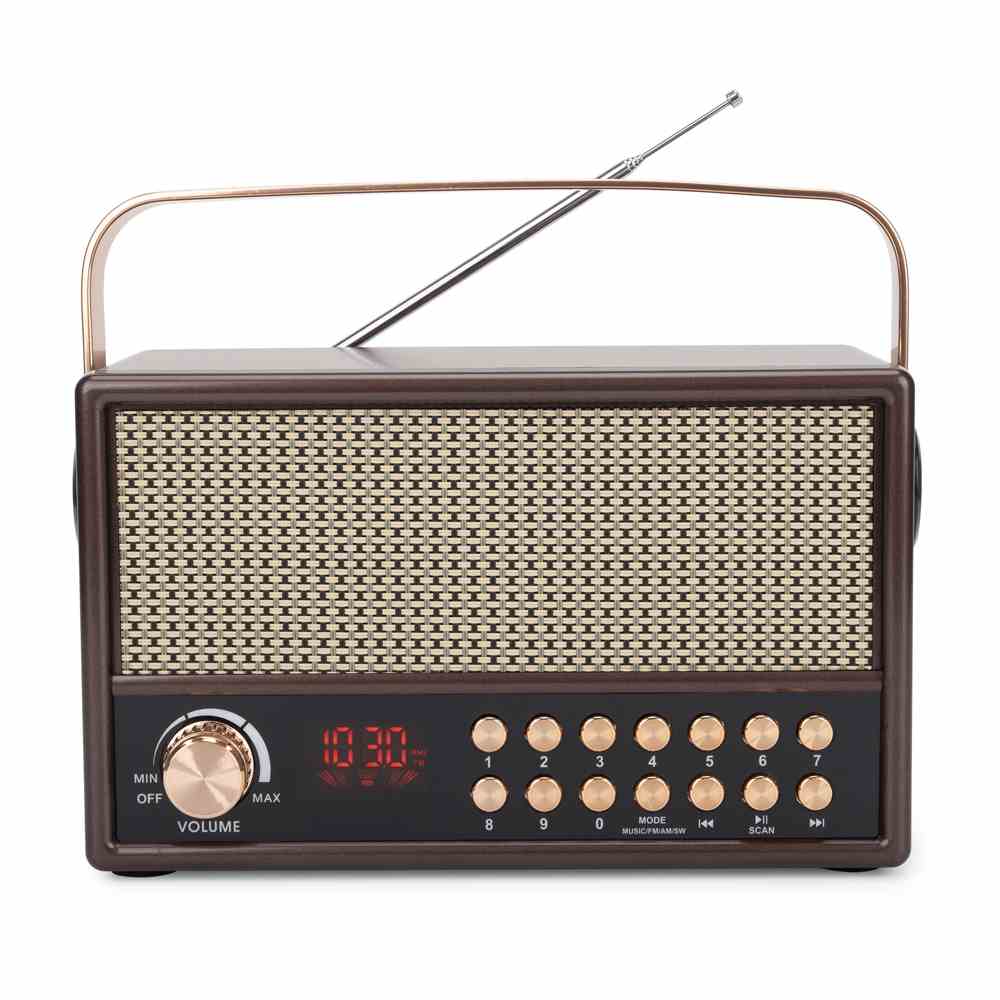 HS-2939 Vintage radio Old fashioned classic style with TF Card and MP3 Player