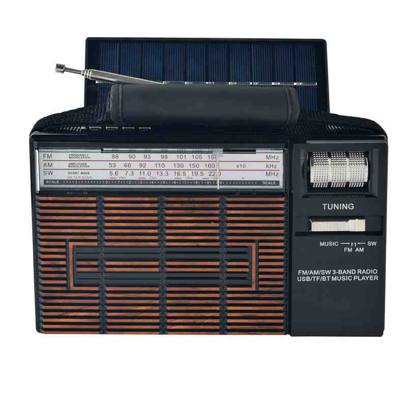 HS-2941Hot selling portable radio without transfomer radio with solar panel