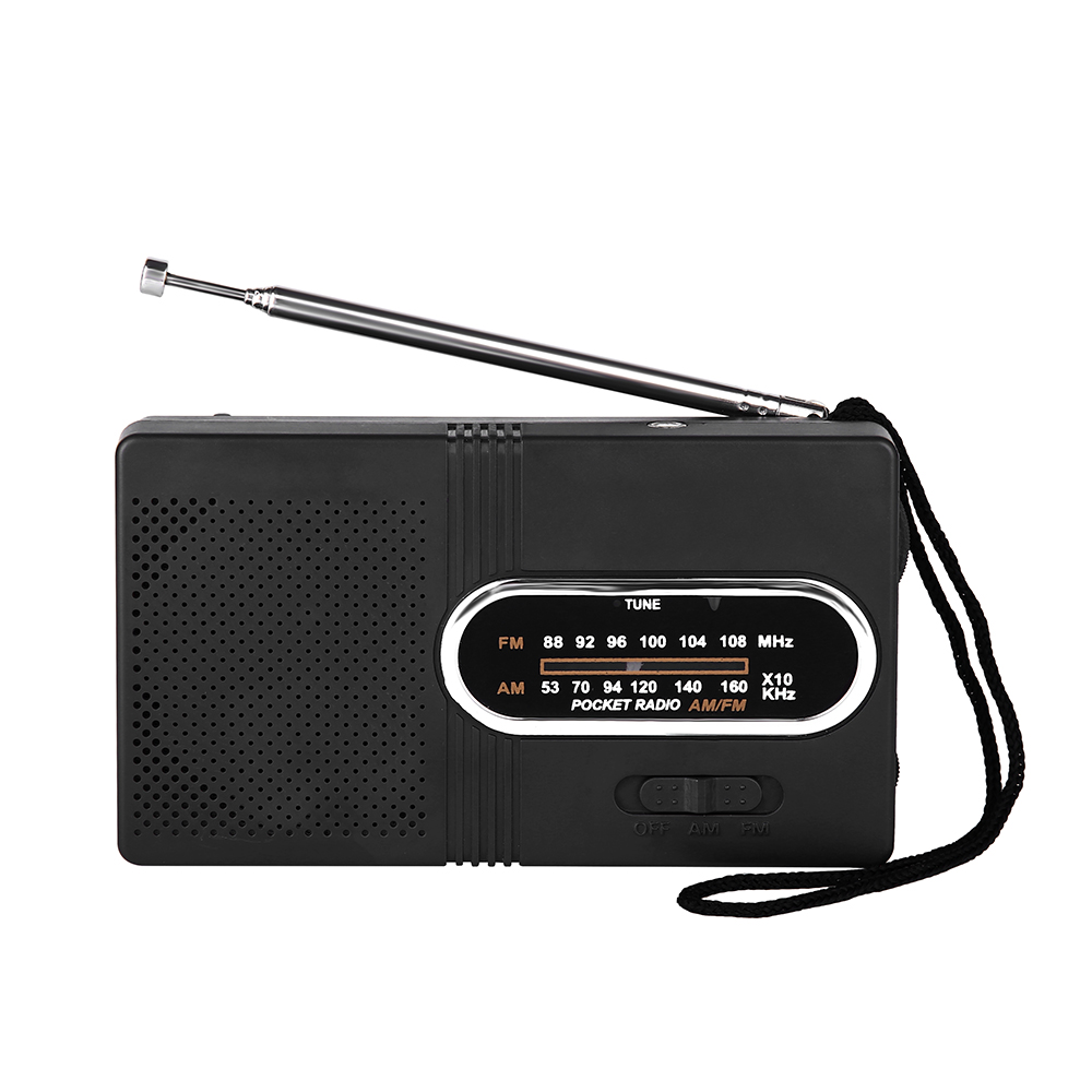 HS-2907 Built-in speaker cheap effective frequency  portable pocket radio