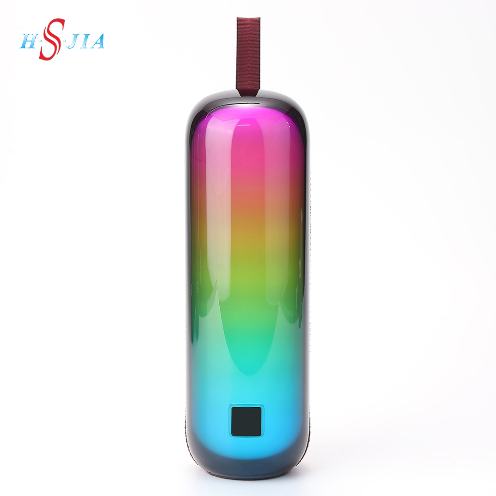 HS-3356 New Trending Outdoor LED colorful light party speaker Stereo portable tf