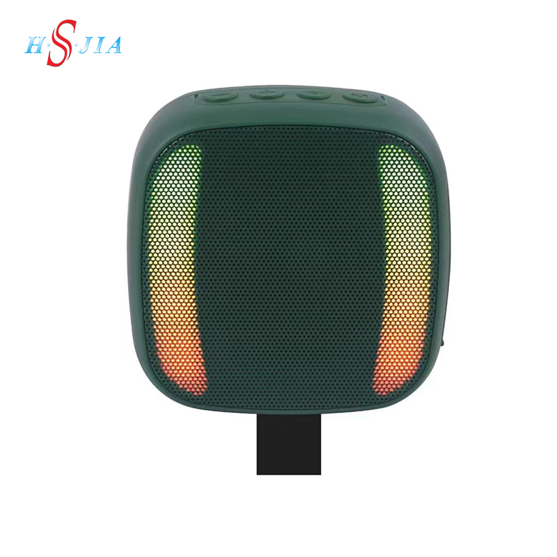 HS-3368 Hot Sales wireless shower Speaker waterproof with colorful RGB Lights