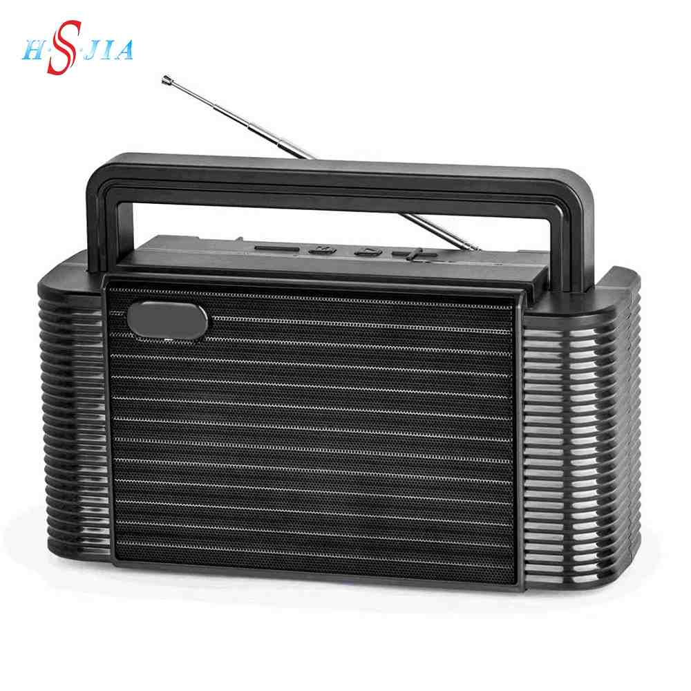 HS-3411 Classic design portable vintage retro FM/AM/SW 3 Band Radio USB TF BT