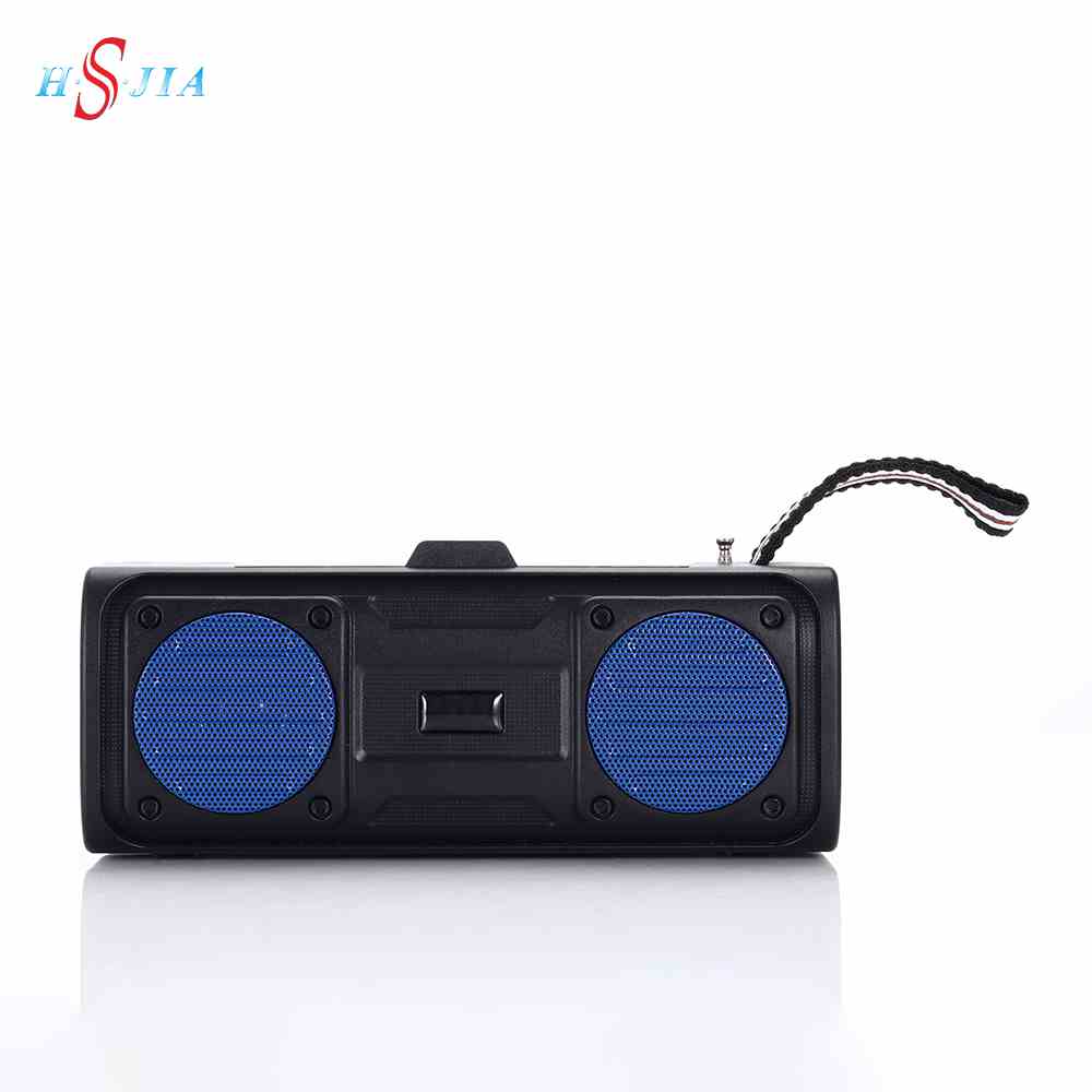HS-3415 New arrival solar powered wireless outdoor Speaker rechargeable usb TF