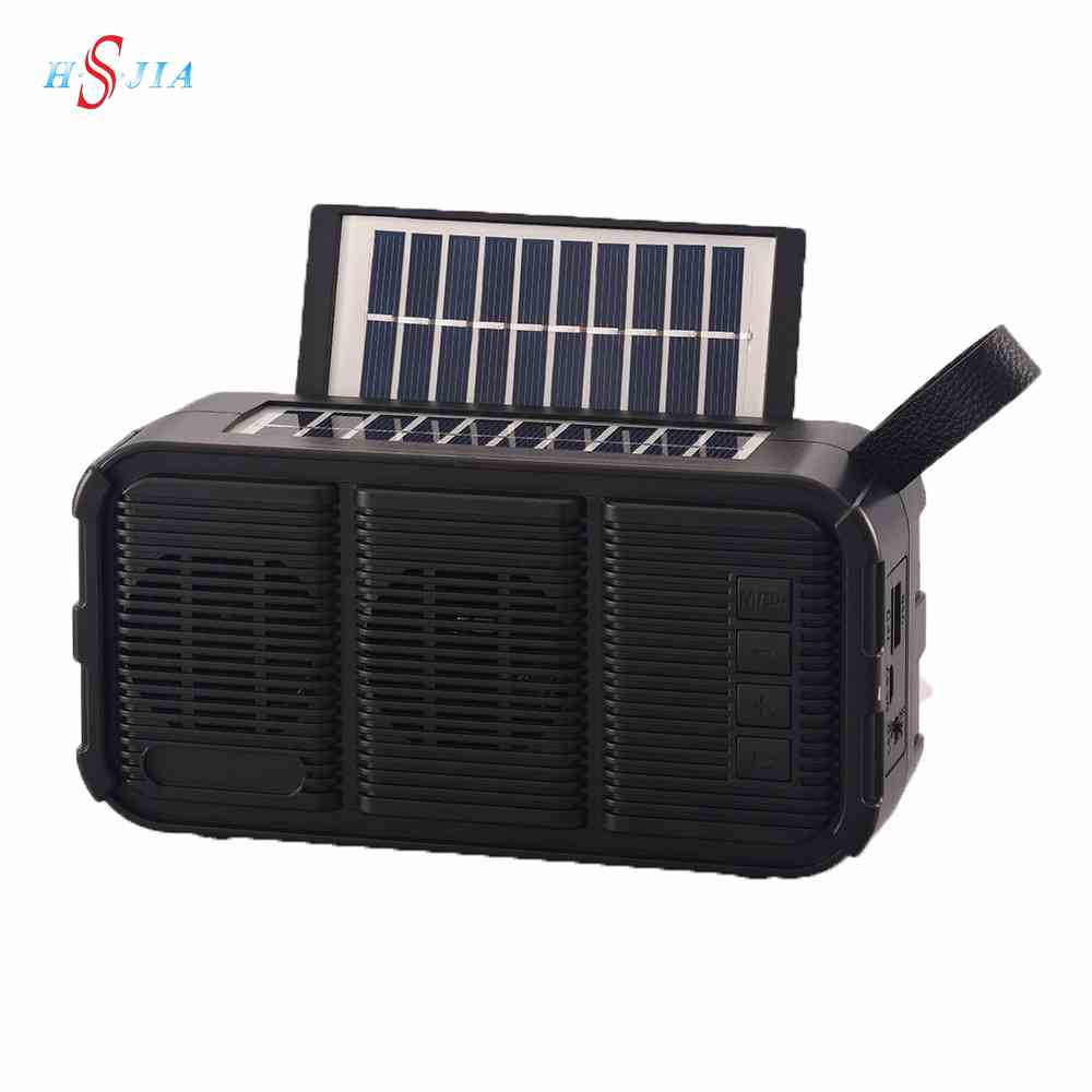 MLK-3428 Solar Power Charging BT Speakers Wireless Stereo Subwoofer Portable