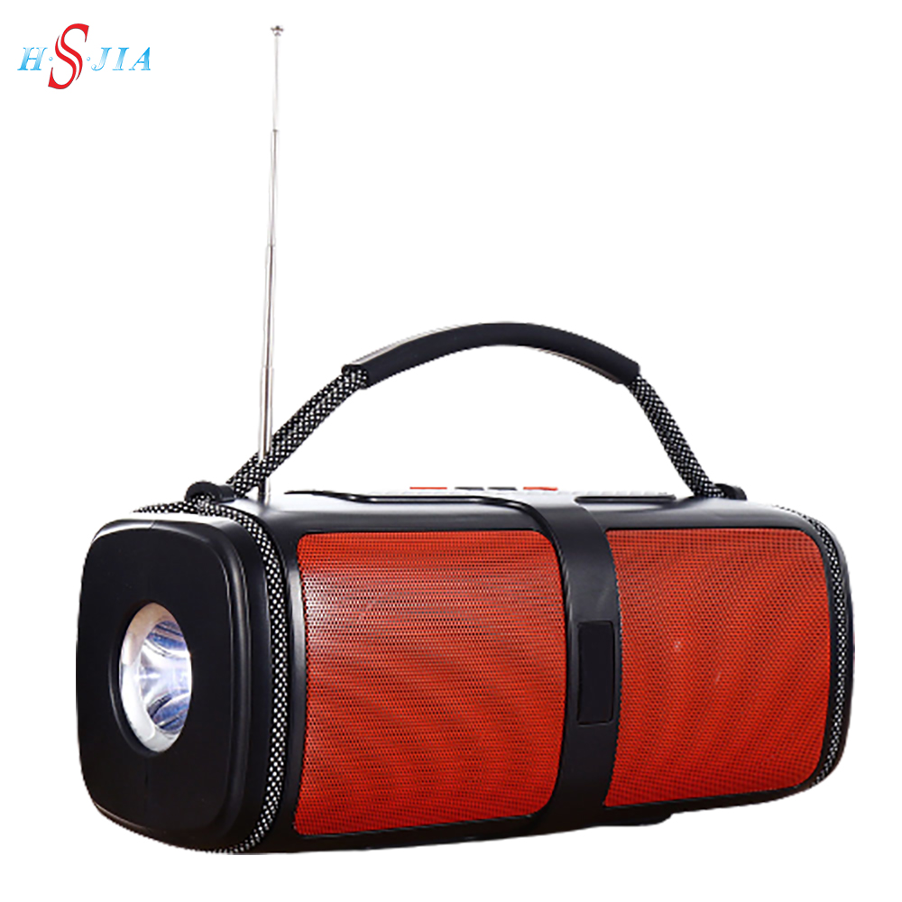 HS-3532 Wireless Portable Solar Charging Wireless BT microphone Speaker LED