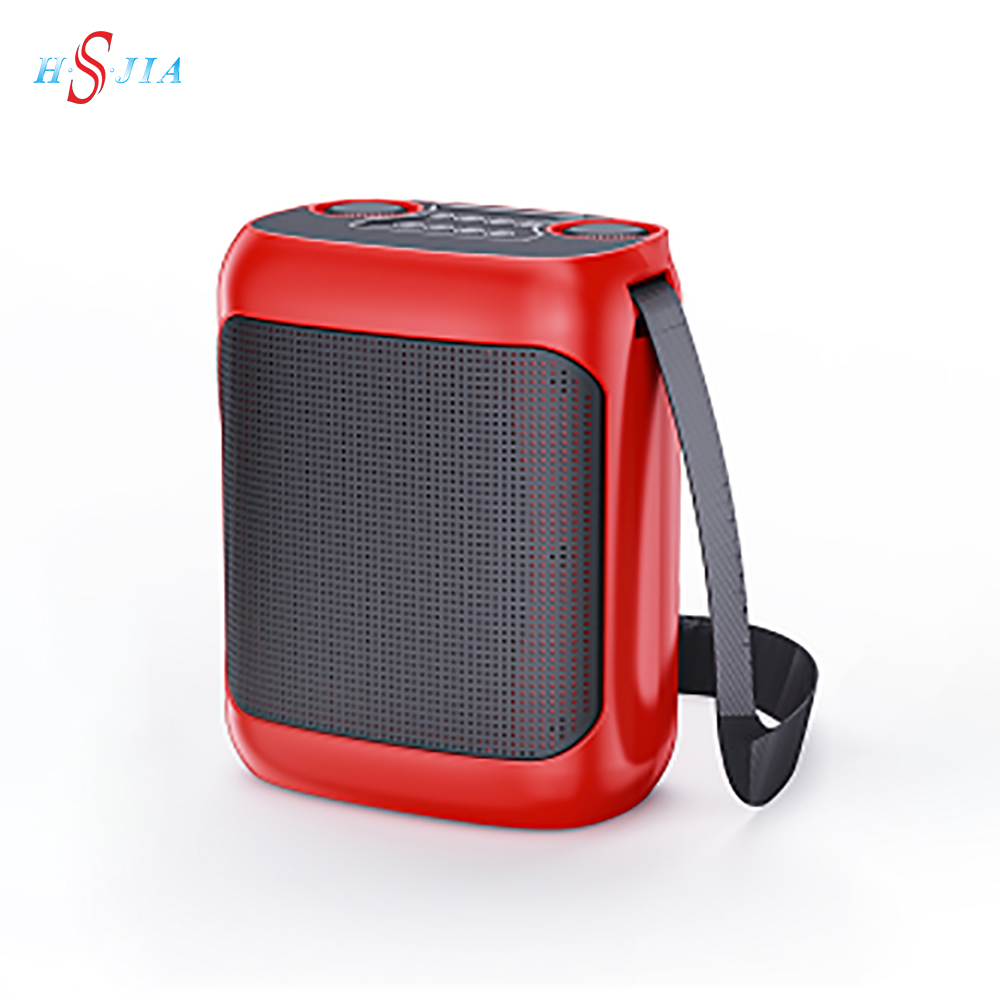 HS-3594 Dual Mic 10W Strap Cheap Factory Price Mini Speakers Mini Speaker