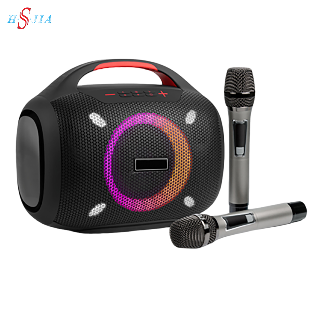HS-3609 New Outdoor Karaoke Machine Loudspeaker Music Player Portable Speaker